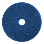 12" Floor buffing Blue semi abrasive wet scrub/hygiene pads